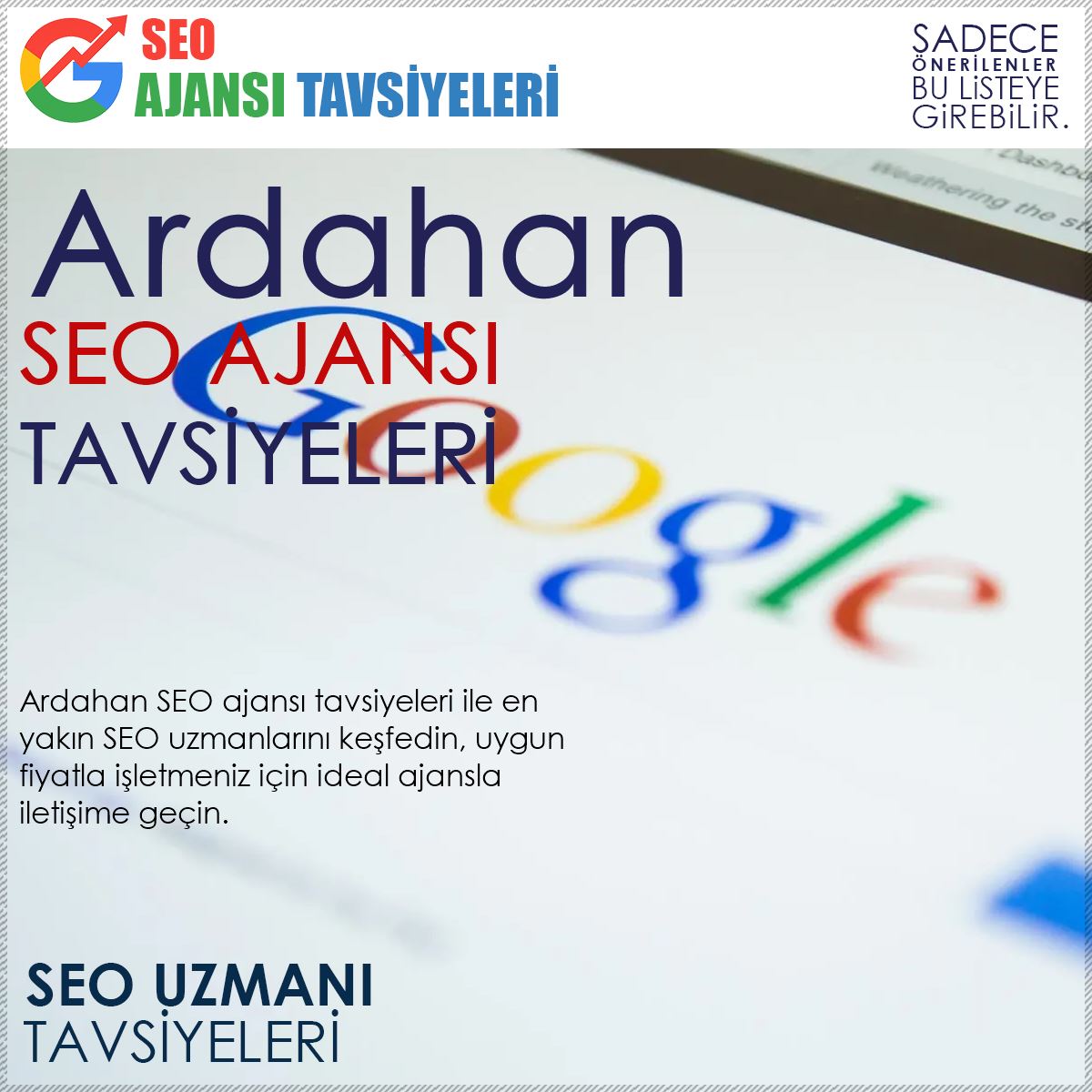 Ardahan Seo Ajansı Tavsiyeleri