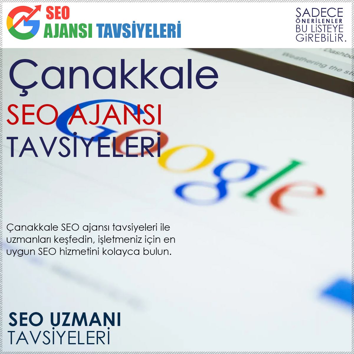 Çanakkale Seo Ajansı Tavsiyeleri