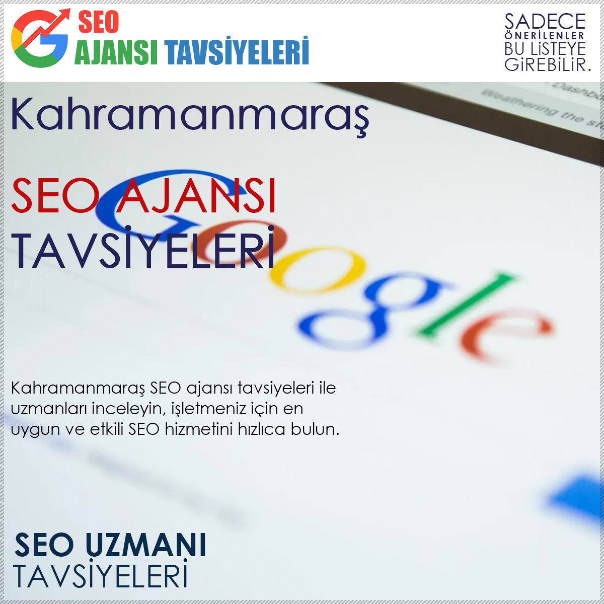 Kahramanmaraş Seo Ajansı Tavsiyeleri