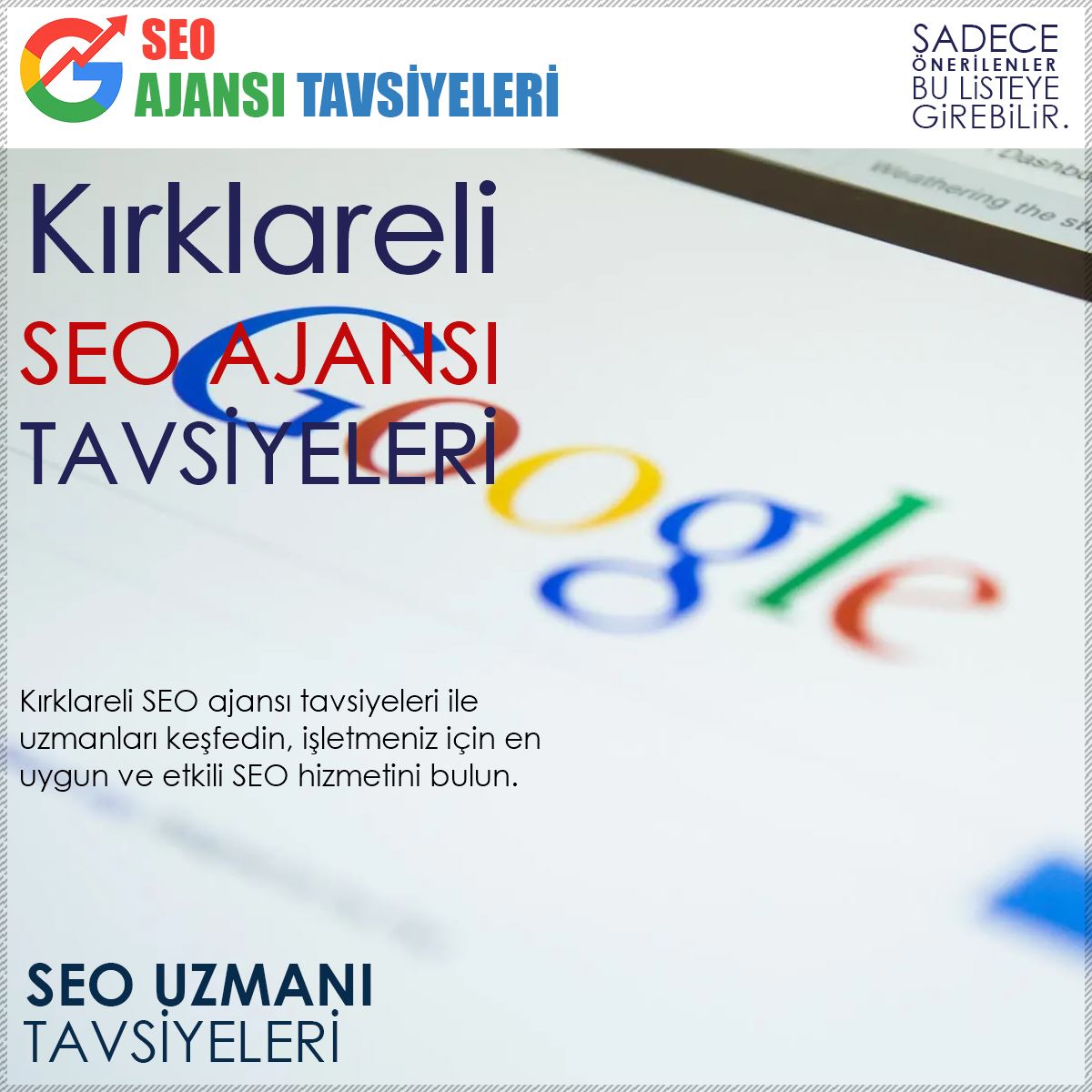 Kırklareli Seo Ajansı Tavsiyeleri