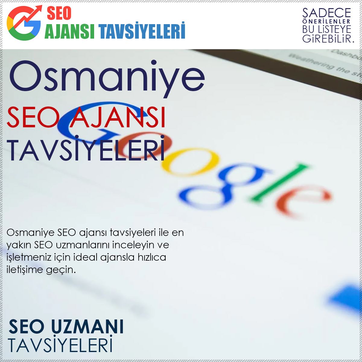 Osmaniye Seo Ajansı Tavsiyeleri
