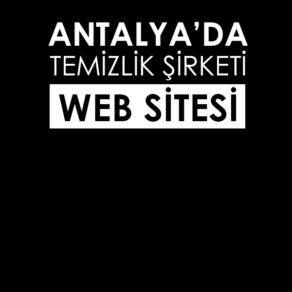 Antalya'daki temizlik şirketiniz için mükemmel bir web sitesi.