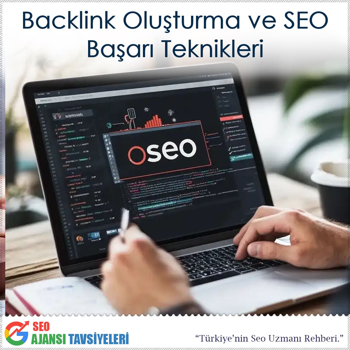 Backlink Oluşturma ve SEO Başarı Teknikleri : Kapak Görseli