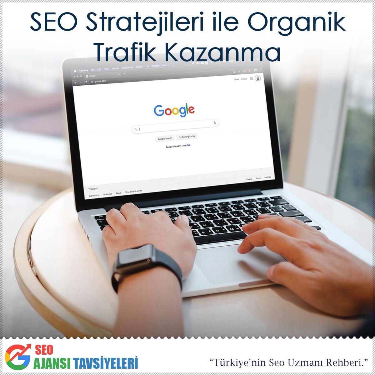 SEO Stratejileri ile Organik Trafik Kazanma : Kapak Görseli